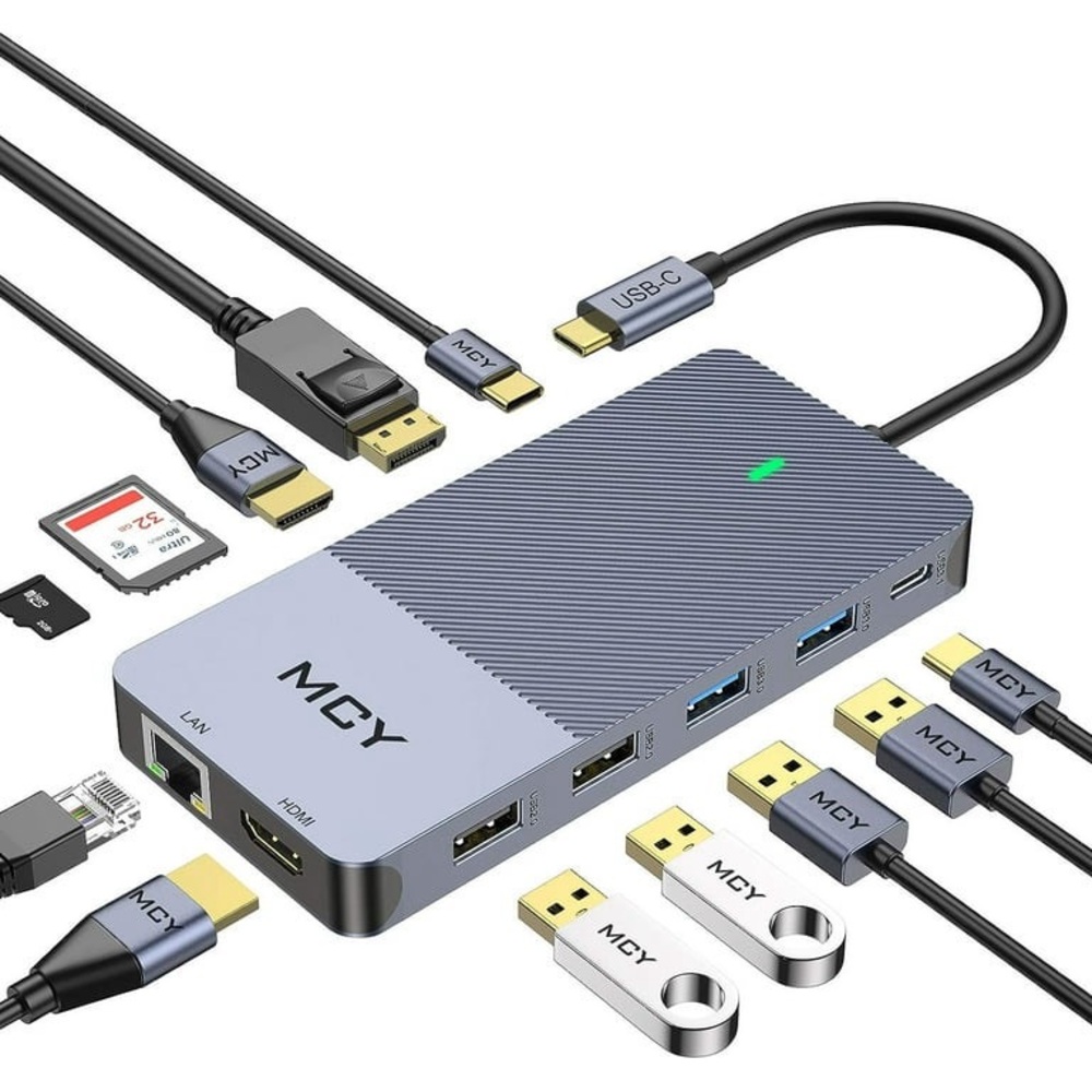 MCY USB-C 12 Ports Multifunctional Converter NEW